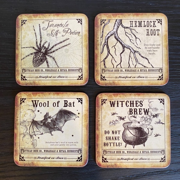 Williams Sonoma Other - Williams Sonoma Halloween Drink Coasters